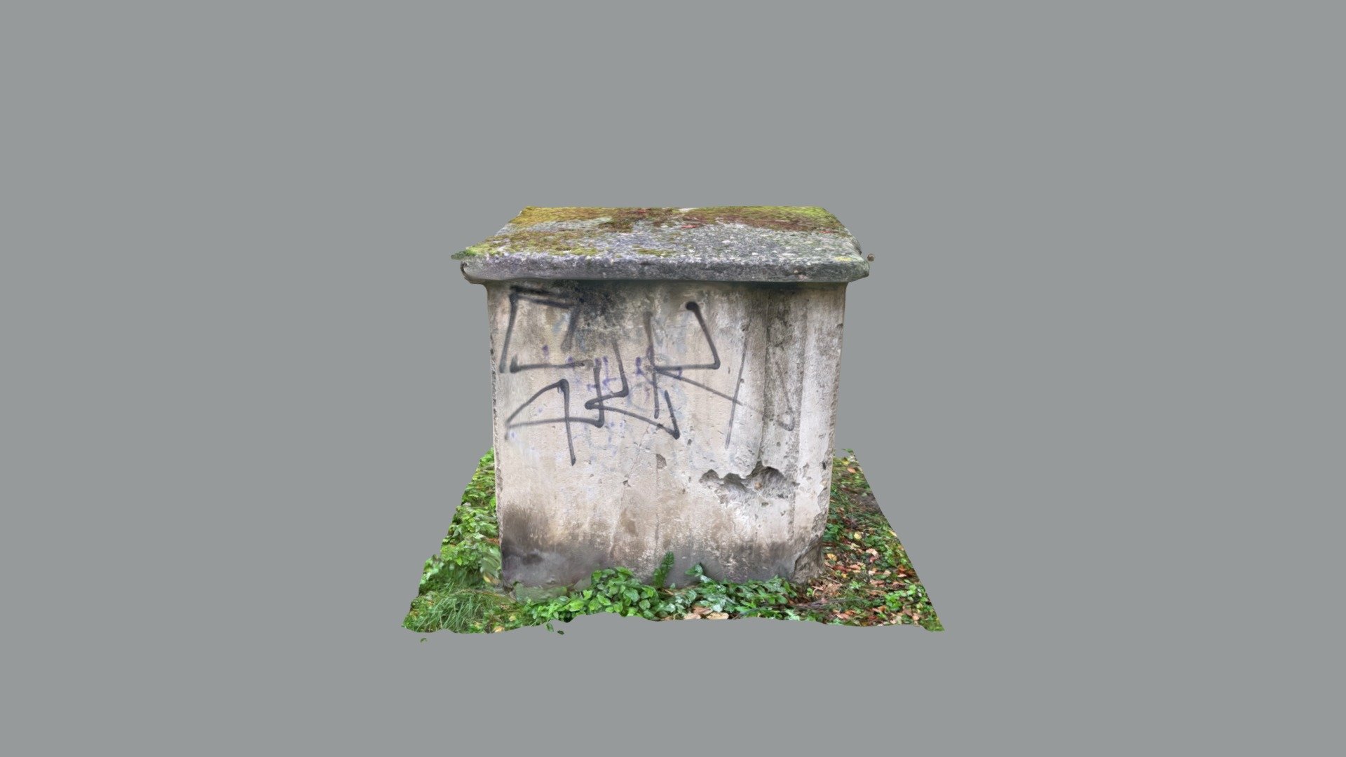 Concrete box (iPad Pro scan)