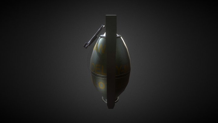 Frag Grenade 3D Model