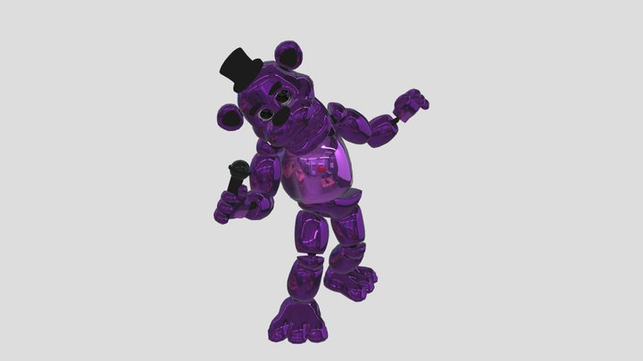 FnaF Ar - Purple Freddy (Edit) 3D Model