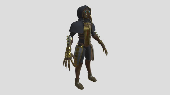 Plague Doctor Model 3D Model
