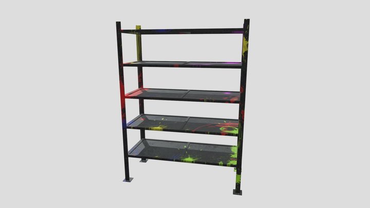 Metal Shelf 3D Model