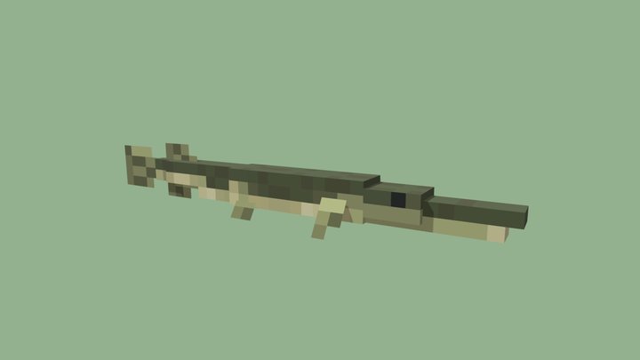 Alligator Gar 3D Model