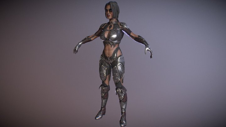 Character Design (Woman vampire) 3D Model