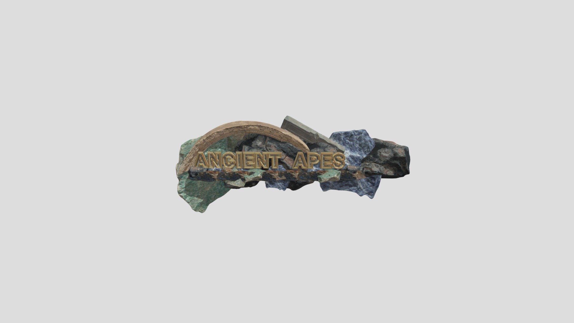 Ancient Apes Official Logo — Sketchfab embed 3D viewer