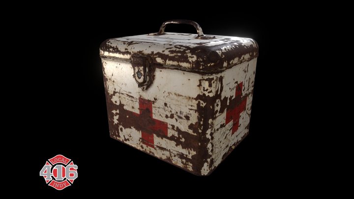 Emergency Medical Services Box 3D Model