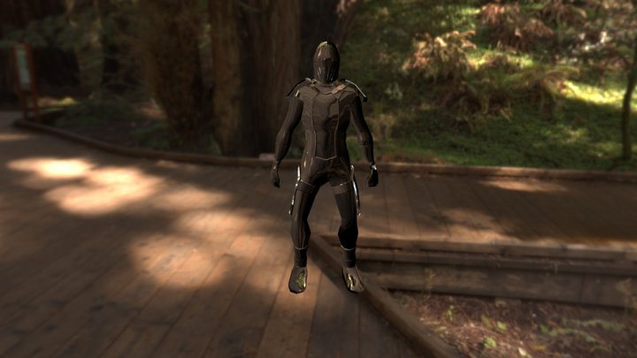 Knight Character with Idle 3D Model