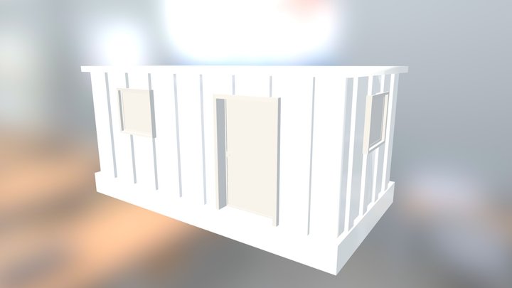 Industrial Hut/Shack 3D Model