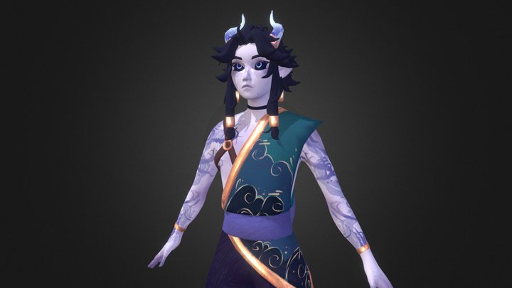 Original character - Lixiu 3D Model