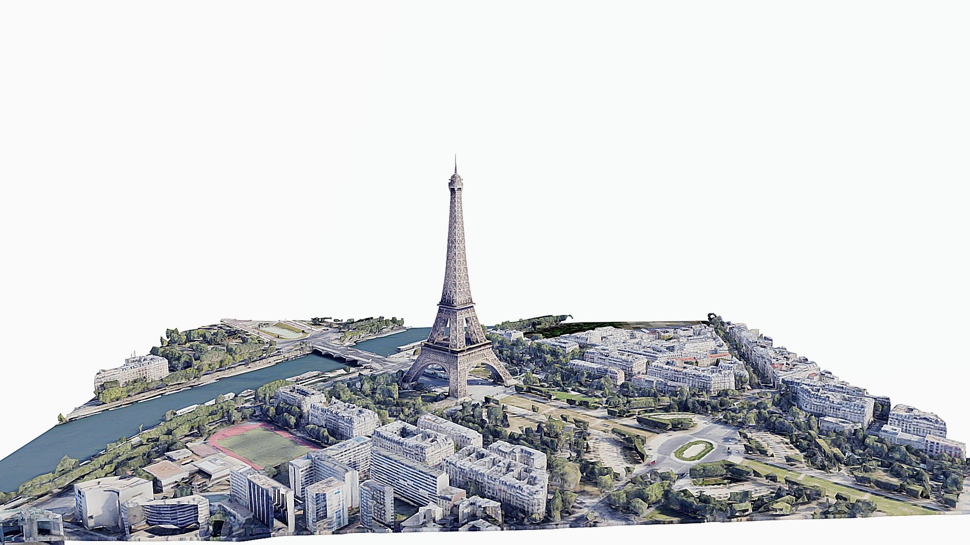 How To Draw A Eiffel Tower In 3d