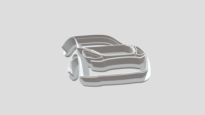 Model 3 cookie cutter 3D Model