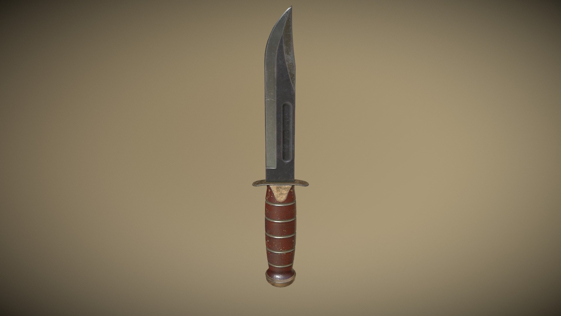 Lowpoly Combat Knife