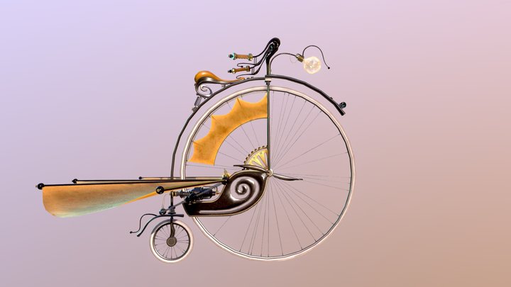 Pennyfarthing 3D models Sketchfab