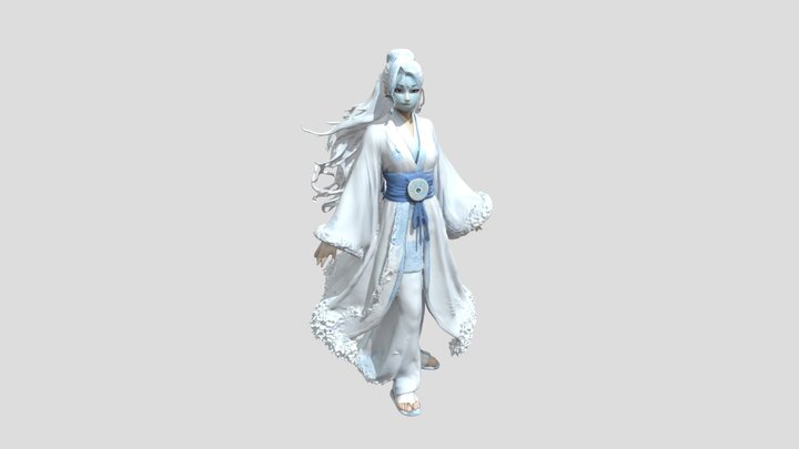 Ms. Frost 3D Model