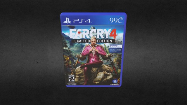 Far Cry 4 PS4 3D Model