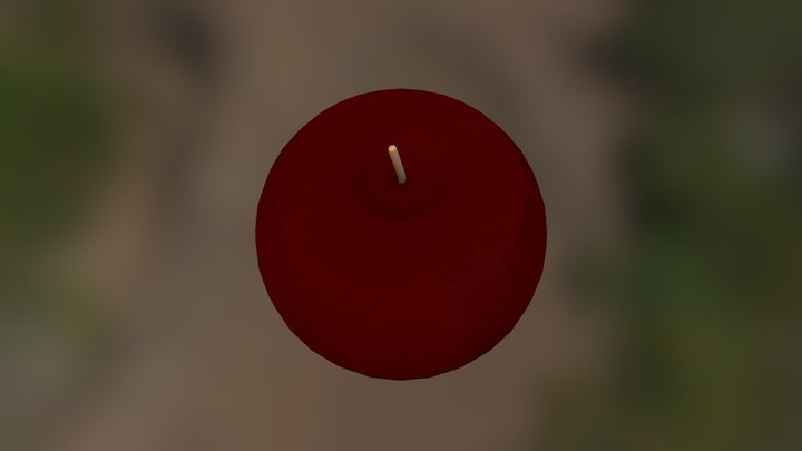 candle_simple_4 3D Model