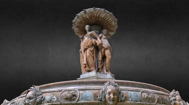 Fontaine Louvois, Paris – Modèle 3D gratuit STL