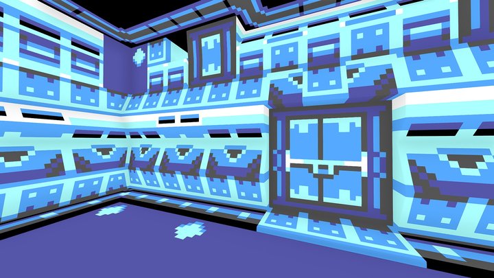 Sprytile Ice Dungeon 3D Model