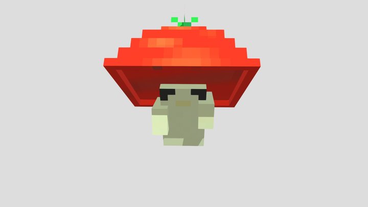 Cute Mushroom 3D Model
