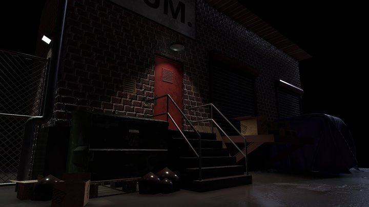 Red_Door_Warehouse 3D Model