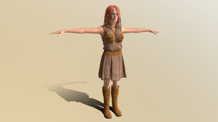 .Fuse Woman 1 3D Model