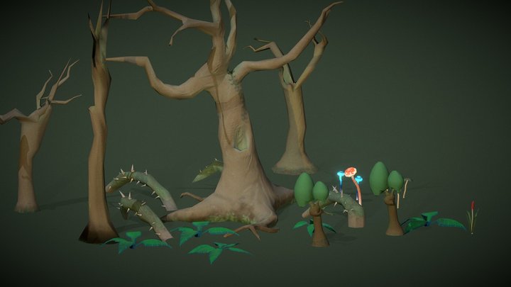 Nature Asset Pack 3D Model