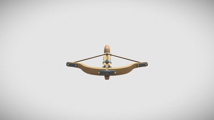 Crossbow loaded 3D Model