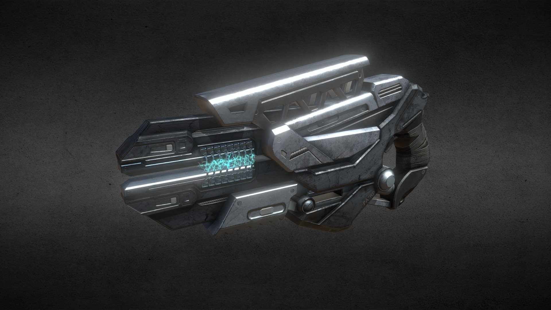 Electromagnetic Gun - 3D model by baka_akari [c644262] - Sketchfab