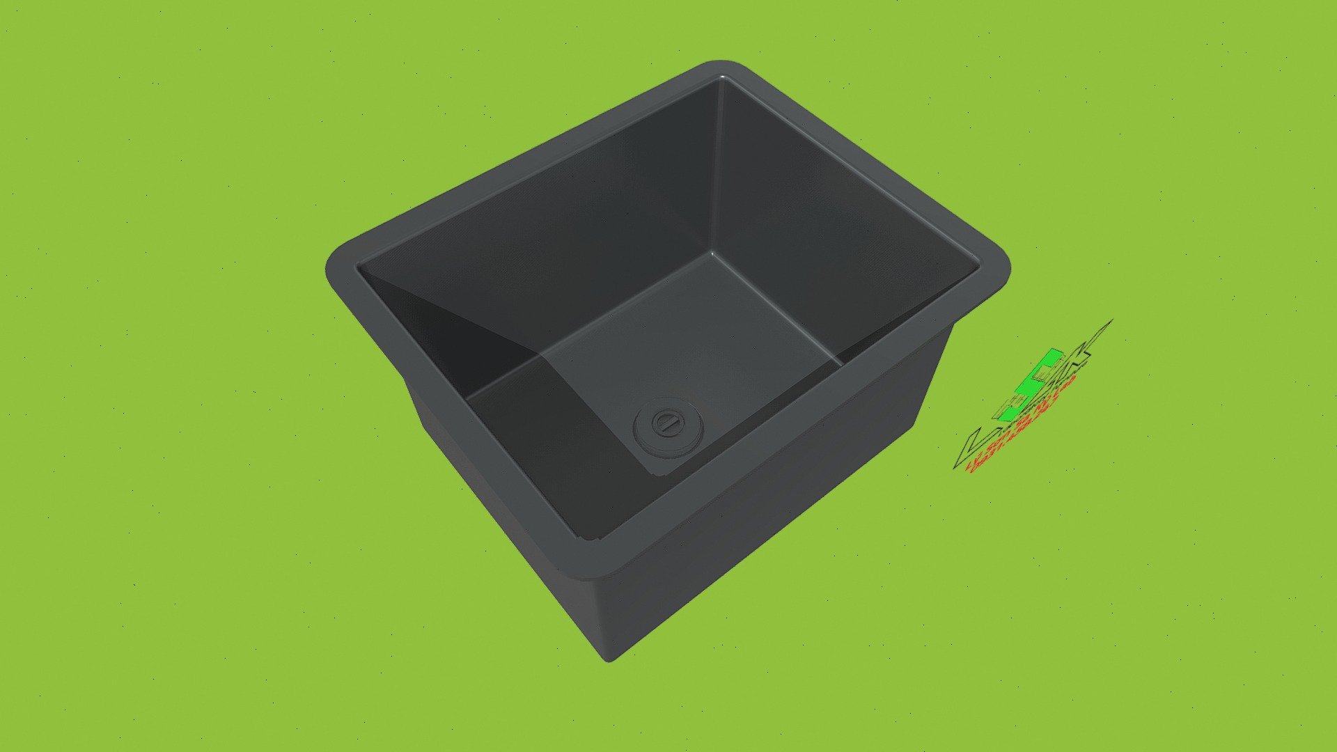 Bồn rửa chịu hóa chất — Sketchfab embed 3D viewer