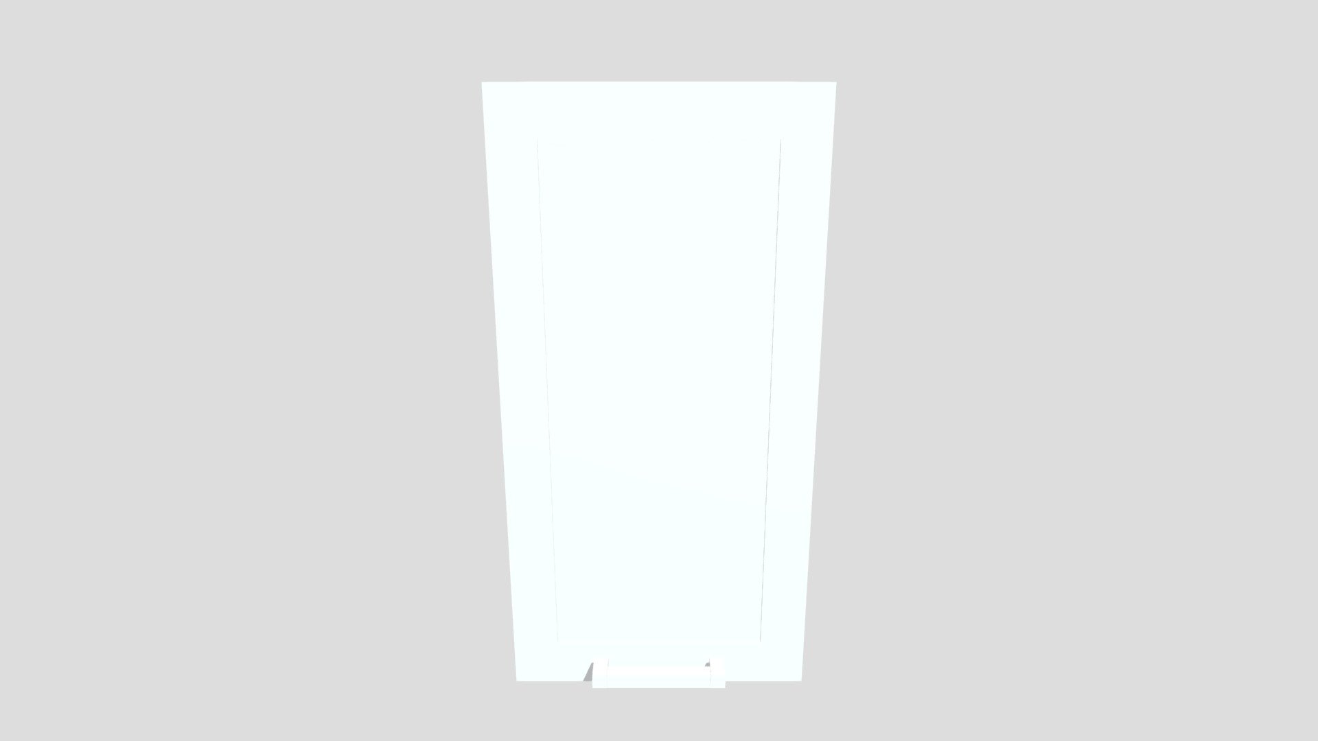 Gray glass door cabinet