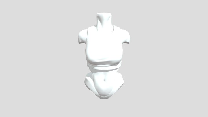 Cyberpunk Torso Sculpt Practice 3D Model