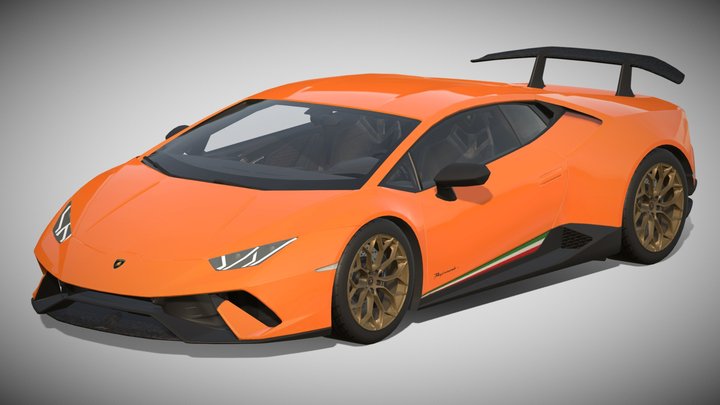 2017 Lamborghini Huracan Perfomante – Modelo 3D gratuito STL