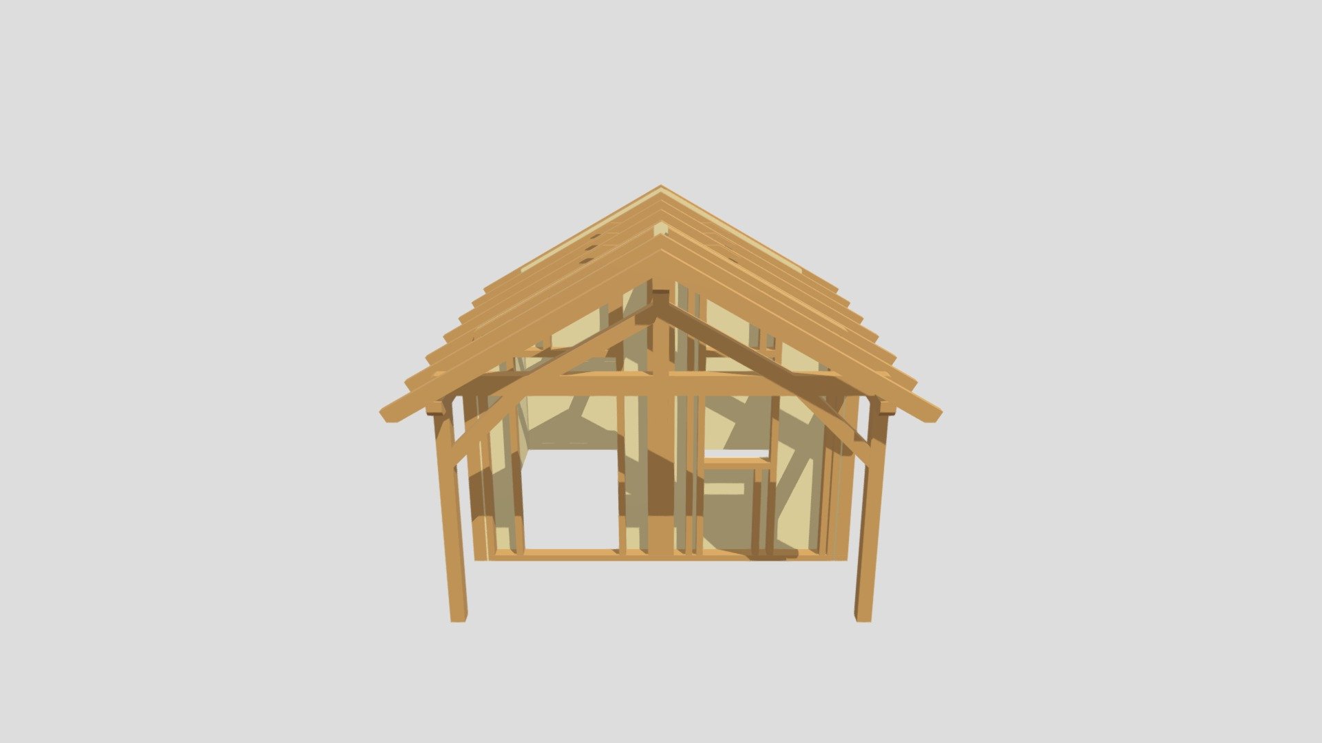 Gartenhaus 76 - Download Free 3D model by holz-bauplan.de [c64668f ...