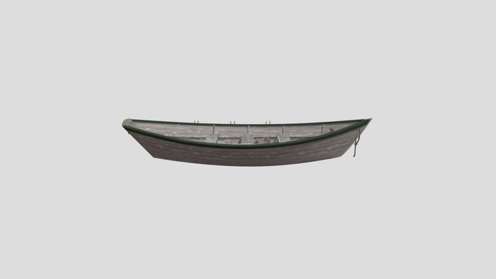 Grand Banks Dory 3D Model