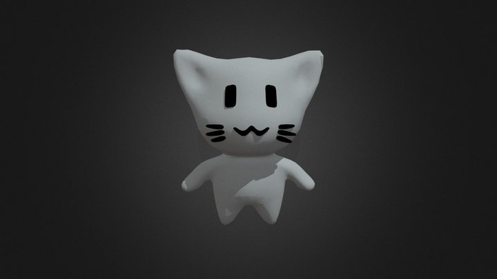 Chibi Cat 3D Model