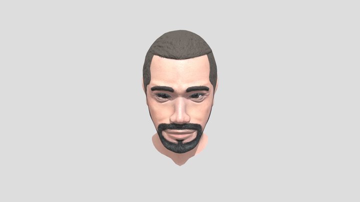 Collin Farrell Headsculpt 3D Model