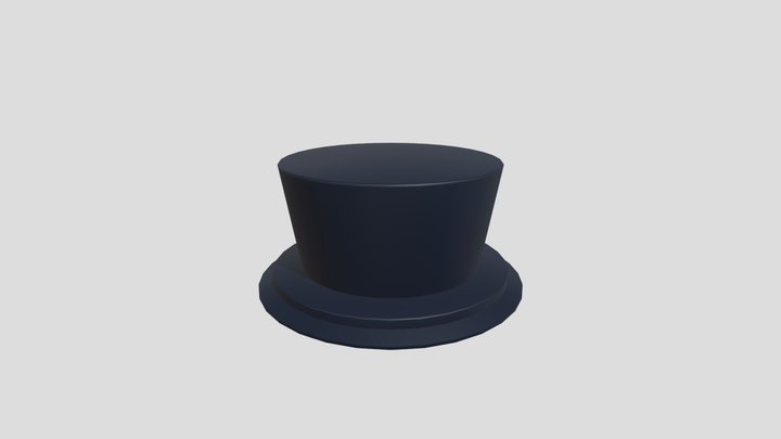 Gentleman Hat 3D Model