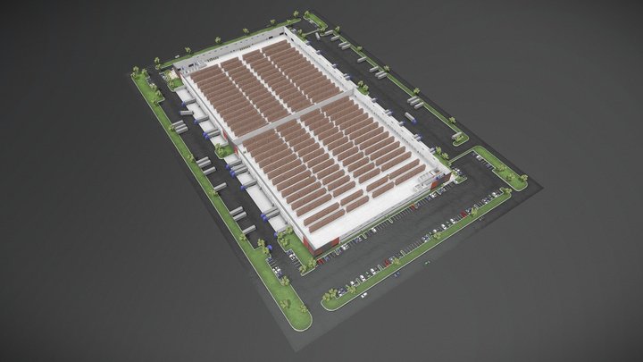 HighPoint - Building 1 - Two Tenant 3D Model
