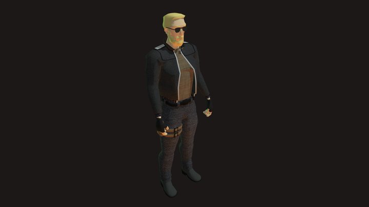Brett-Wesker-Stan-Animation 3D Model