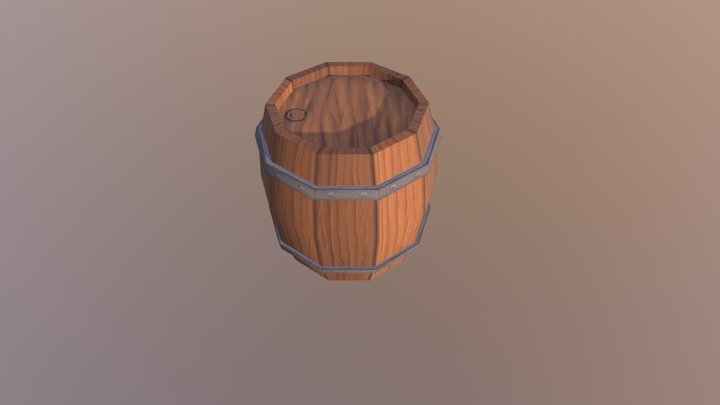 木桶 3D Model