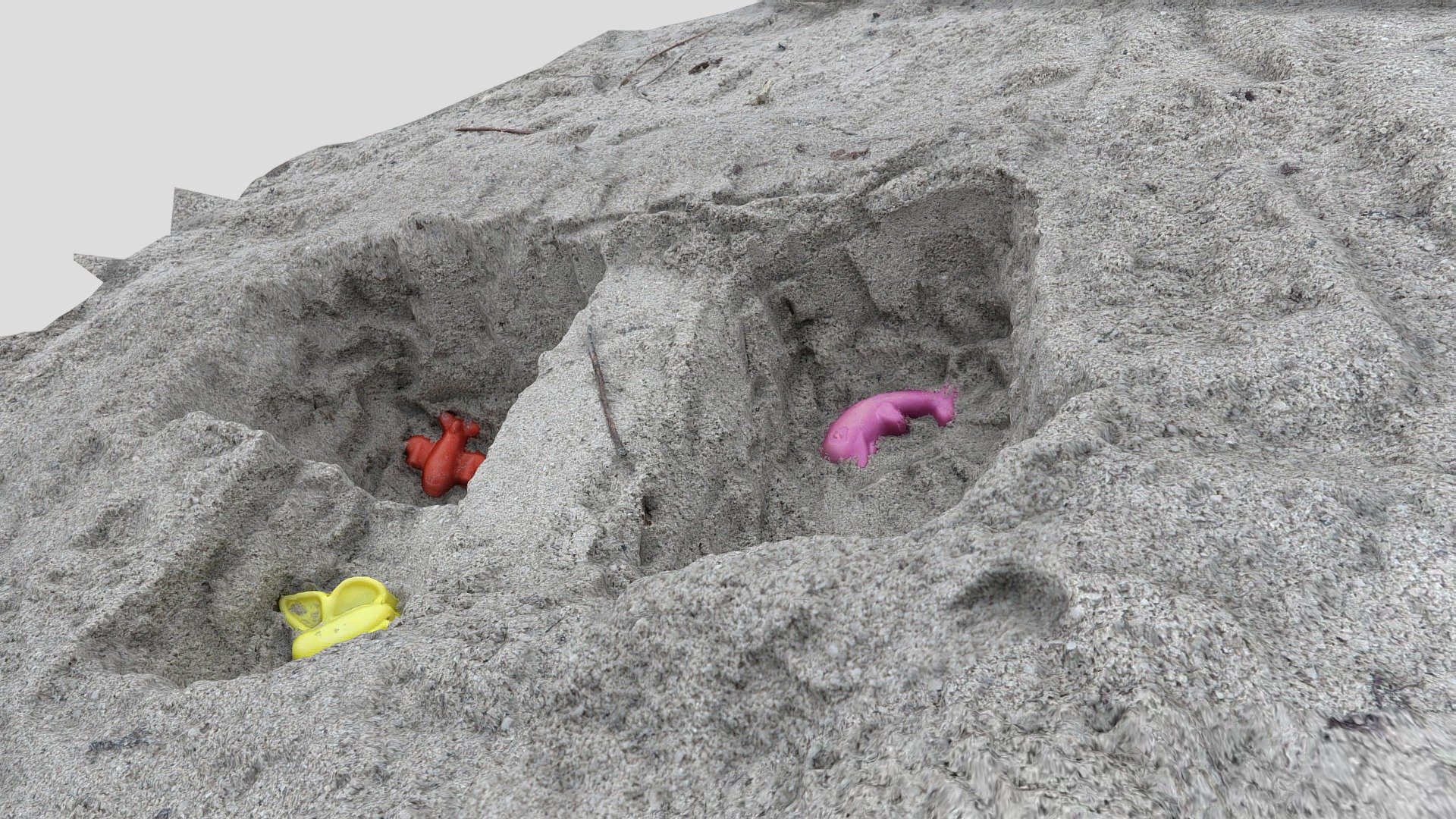Sandpit archeology