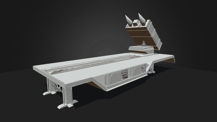 Missile Launching Animation 3D Model