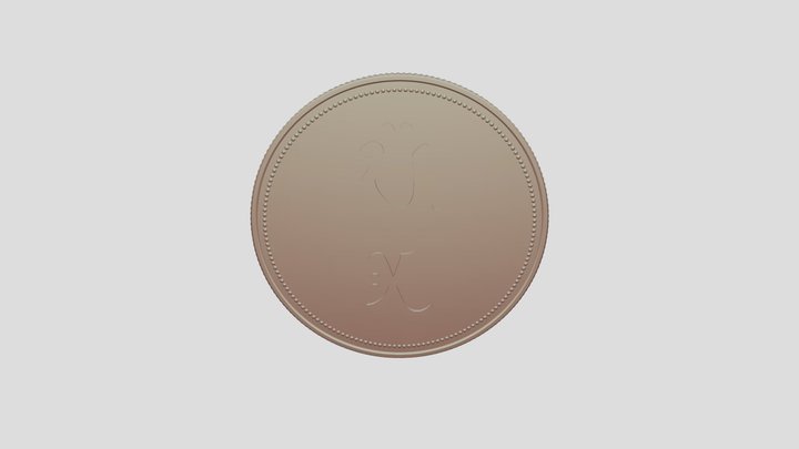 UX303_NFT_GOLD_TOKEN 3D Model