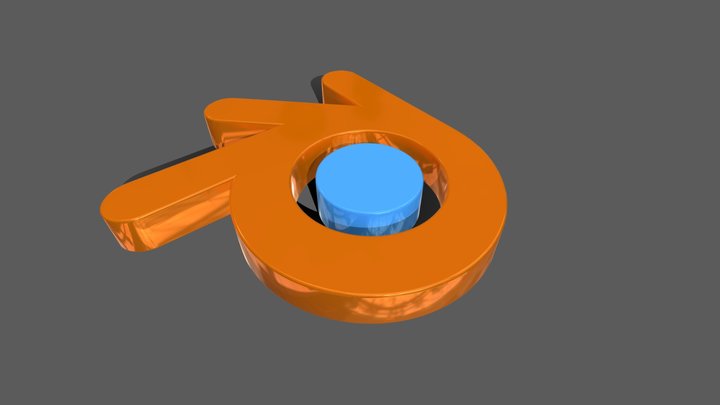 Actividad C1. Blender Logo 3D Model