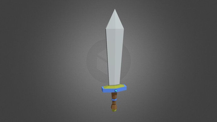 Sword Low Poly 3D Model