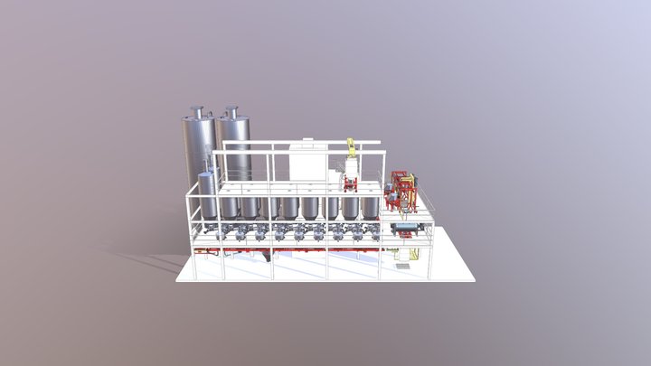 Overhead Container Transport 3D Model