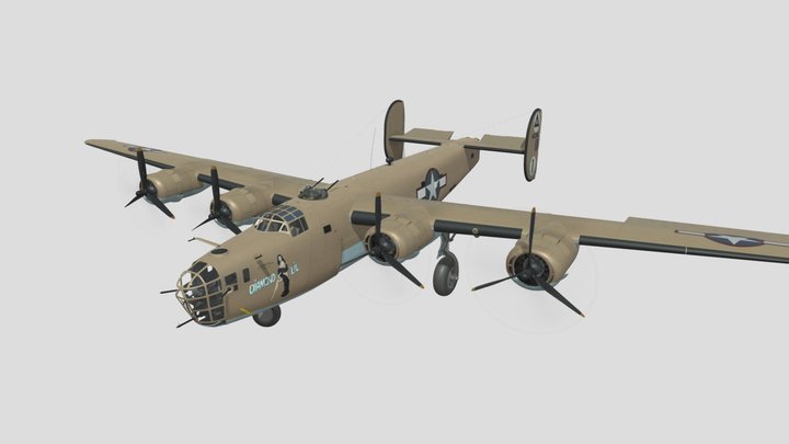 B-24 Liberator – Modello 3D gratuito STL