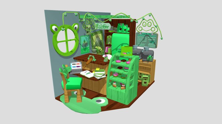 DAE Crib - "Froggy Café" 3D Model