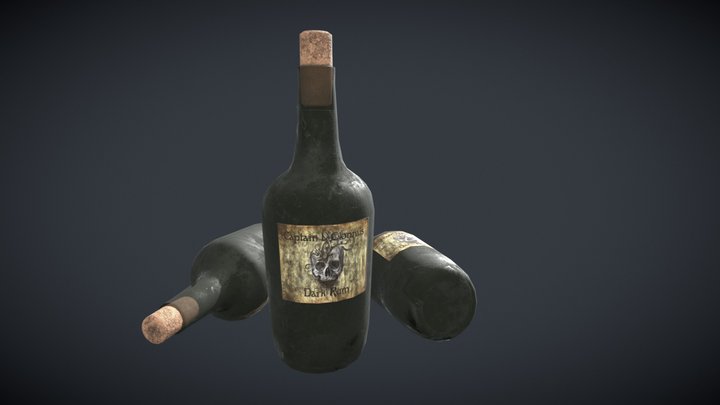 Captain L'OlonnaIs Rum 3D Model