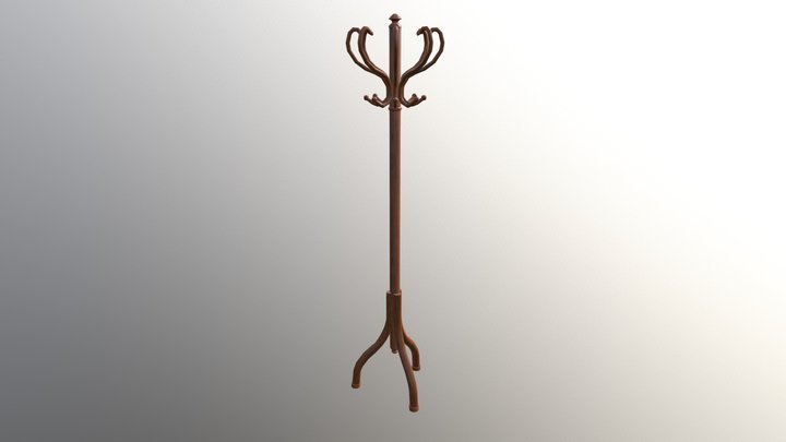 Hat Rack 3D Model