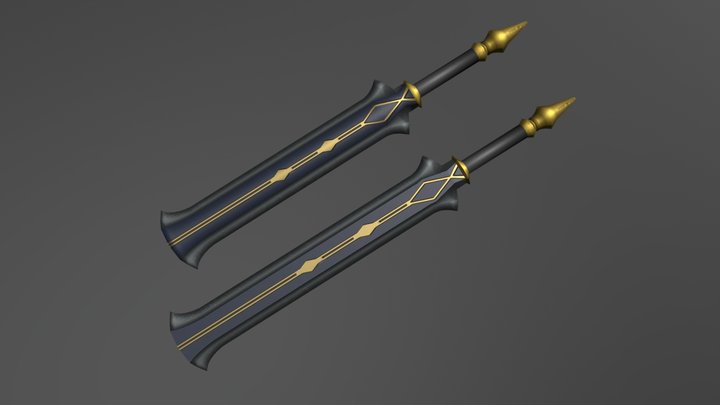 Heavy Sword Sketchfab 3D Model